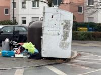 Müllablagerungen im Stadtteil